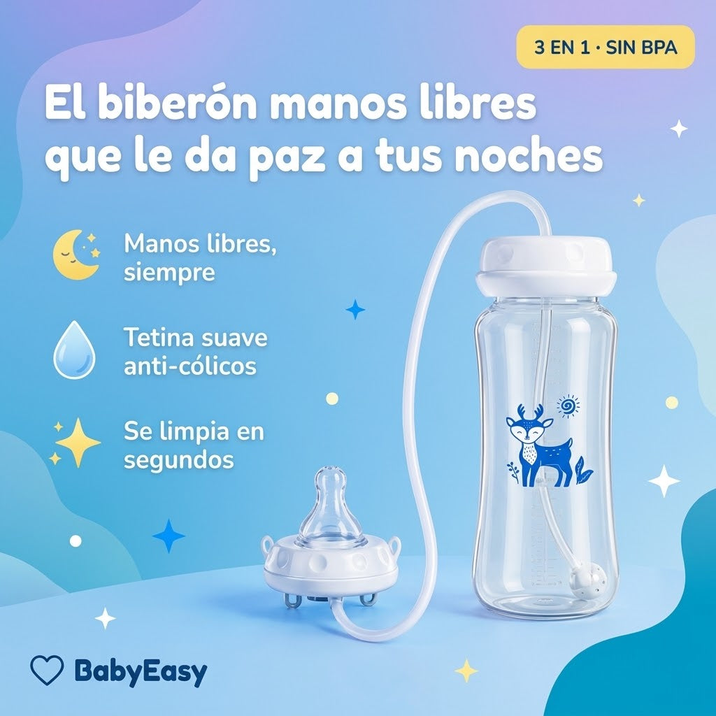 Biberón Manos Libres Anti-Cólicos 240ML