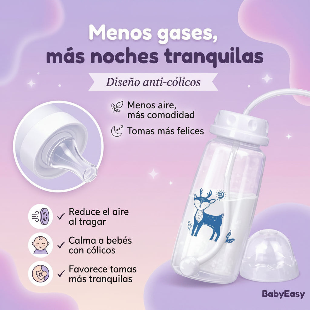 Biberón Manos Libres Anti-Cólicos 240ML