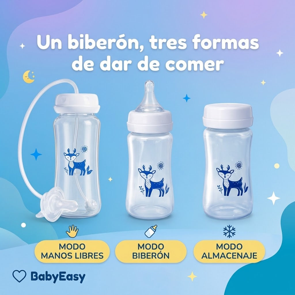 Biberón Manos Libres Anti-Cólicos 240ML